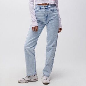 PACSUN ECO LIGHT BLUE ACID WASH DAD JEANS